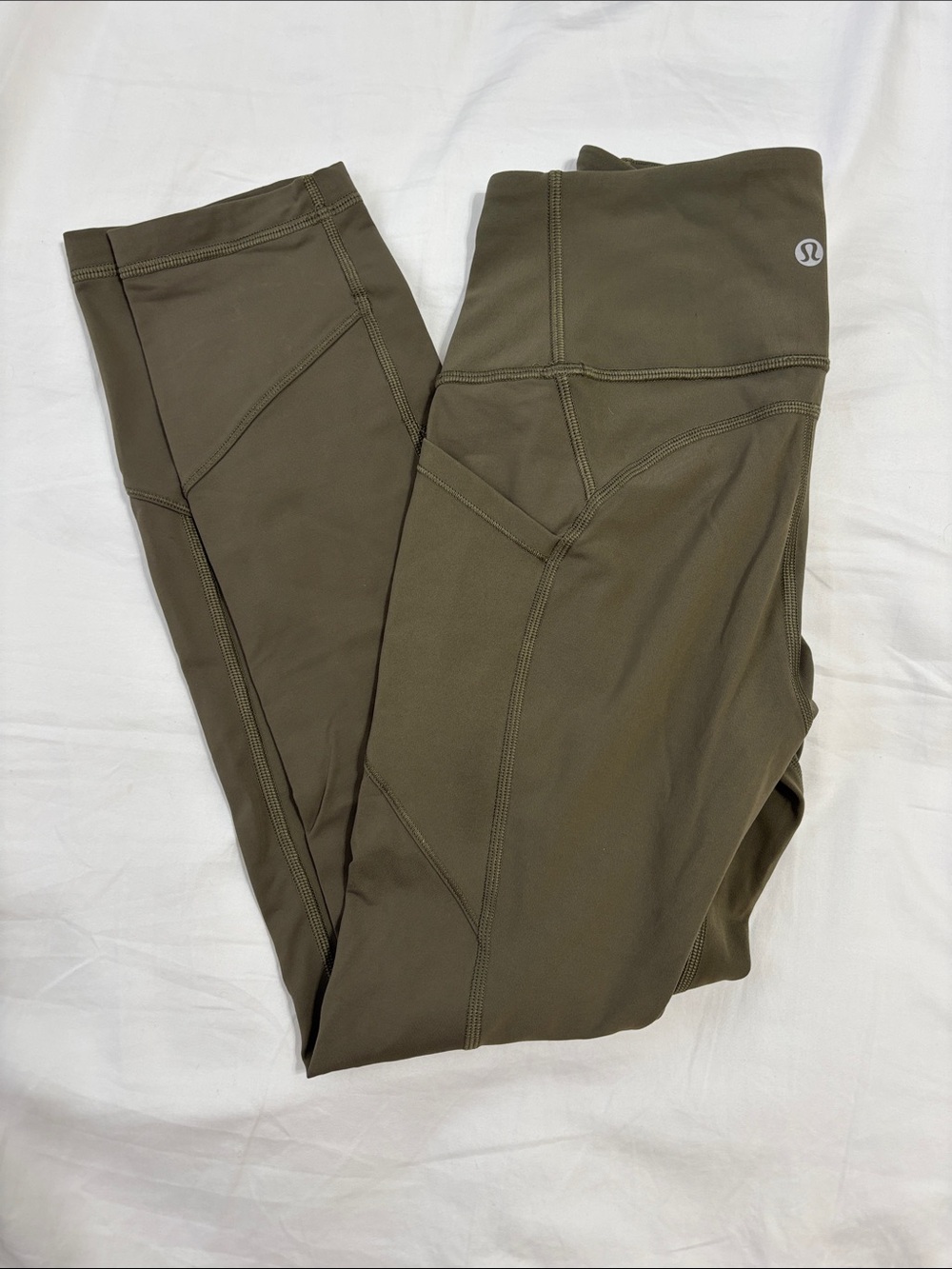 lululemon athletica Olive Green Capri Leggings